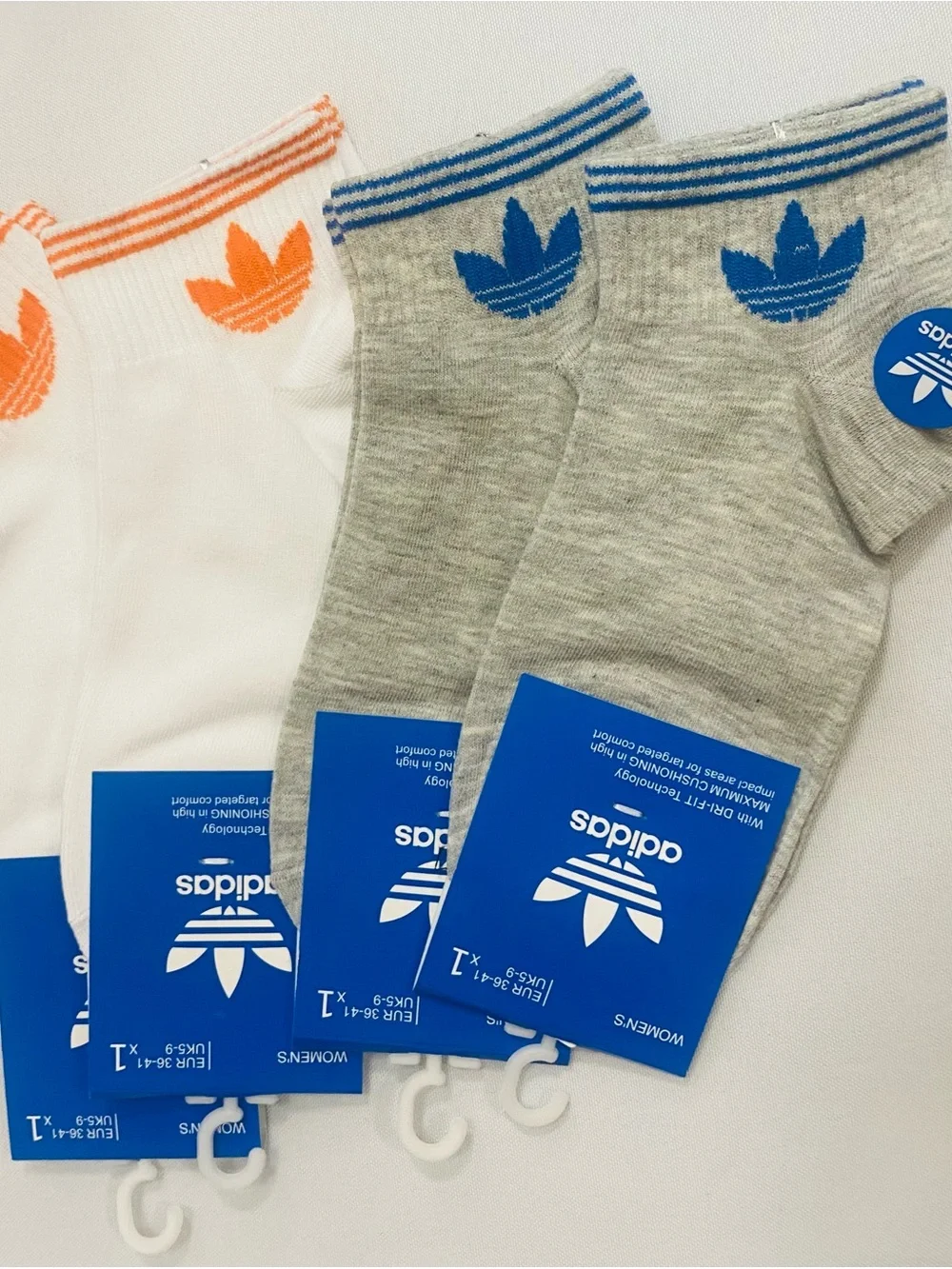 Adidas Originals Women’s Low-Cut Ankle Socks – 4 Pairs – New with Tags